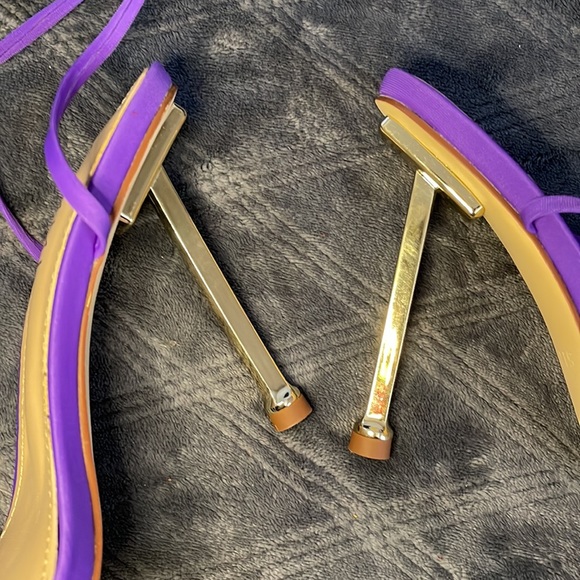 SIMMI Shoes “ Jessy” Violet Lace Up Sandal US 8 | UK6 - Picture 9 of 10